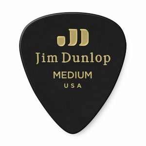 Медиатор DUNLOP 483P03MD Celluloid Black Medium 12Pack