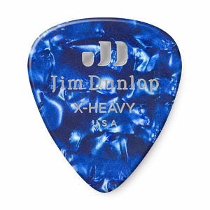 Медиатор DUNLOP 483P10XH Celluloid Blue Pearloid Extra Heavy 12Pack