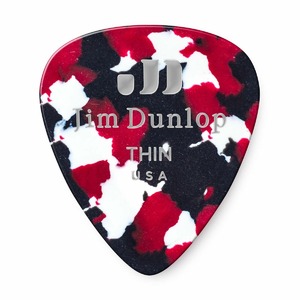 Медиатор DUNLOP 483P06TH Celluloid Confetti Thin 12Pack