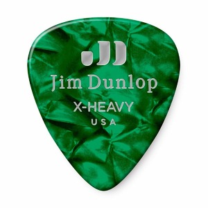 Медиатор DUNLOP 483P12XH Celluloid Green Pearloid Extra Heavy 12Pack