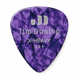 Медиатор DUNLOP 483P13XH Celluloid Purple Pearloid Extra Heavy 12Pack