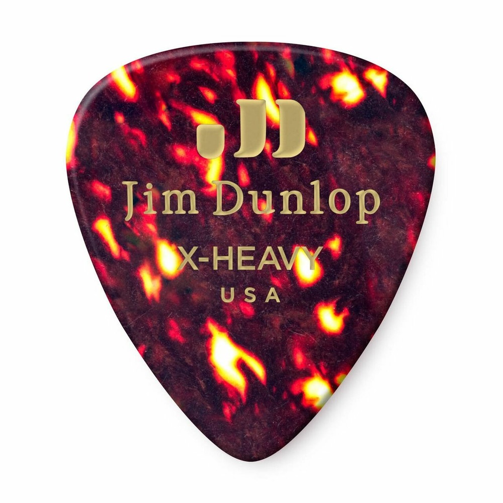 Медиатор DUNLOP 483P05XH Celluloid Shell Extra Heavy 12Pack