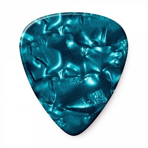 Медиатор DUNLOP 483P11XH Celluloid Turquoise Pearloid Extra Heavy 12Pack