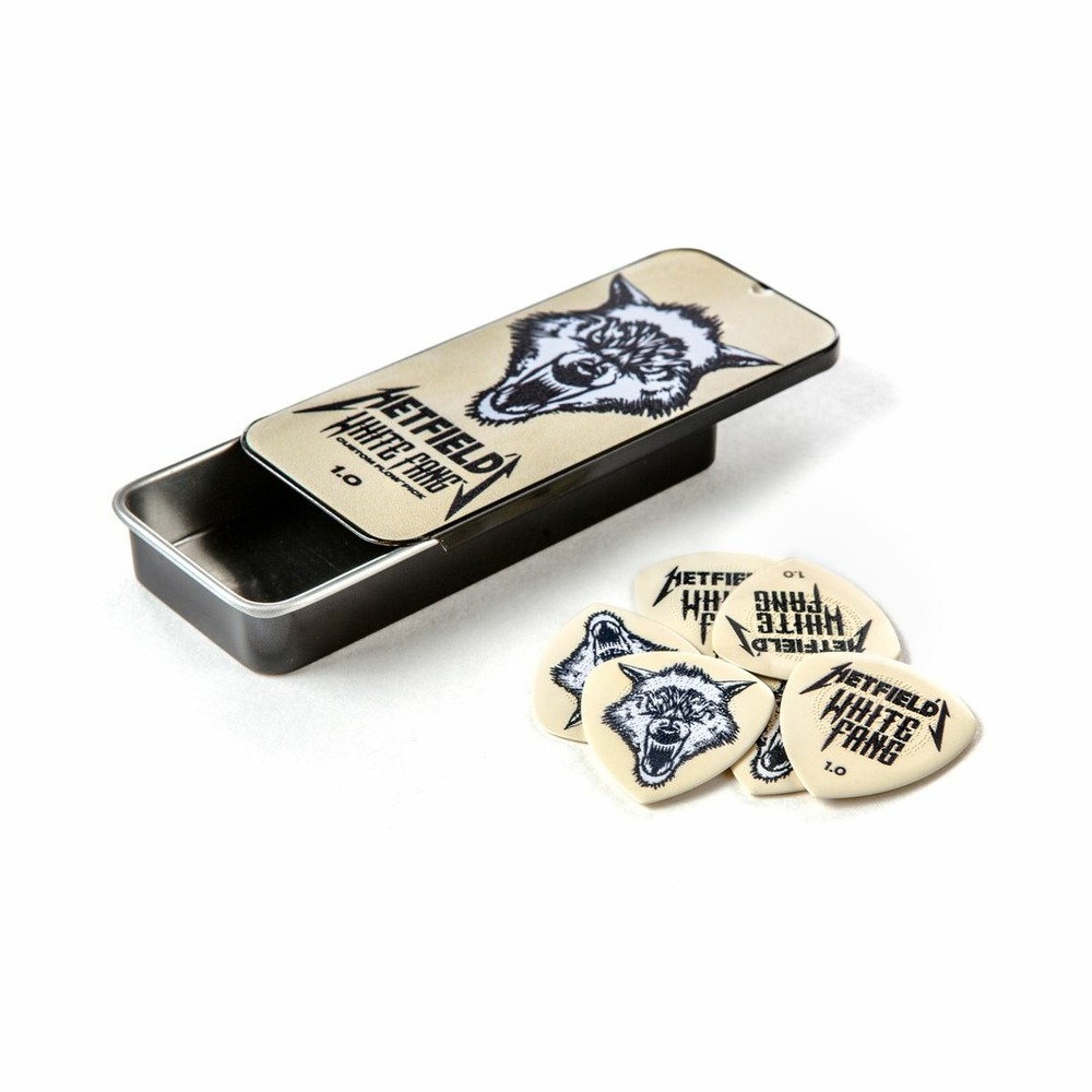 Медиатор DUNLOP PH122T100 Hetfields White Fang Pick Tin