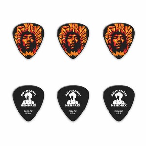 Медиатор DUNLOP JHPT14H Jimi Hendrix Voodoo Fire Pick Tin