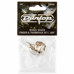 Медиатор DUNLOP 33P020 Nickel Silver Fingerpick 5Pack