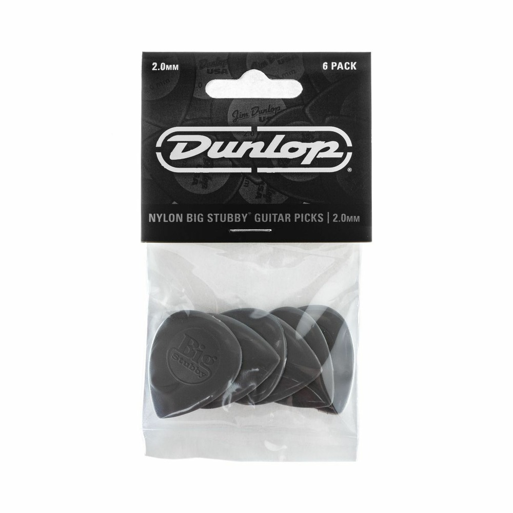 Медиатор DUNLOP 445P200 Big Stubby Nylon 6Pack