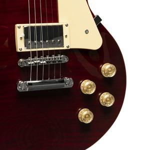 Электрогитара Les Paul Stagg SEL-DLX W RED