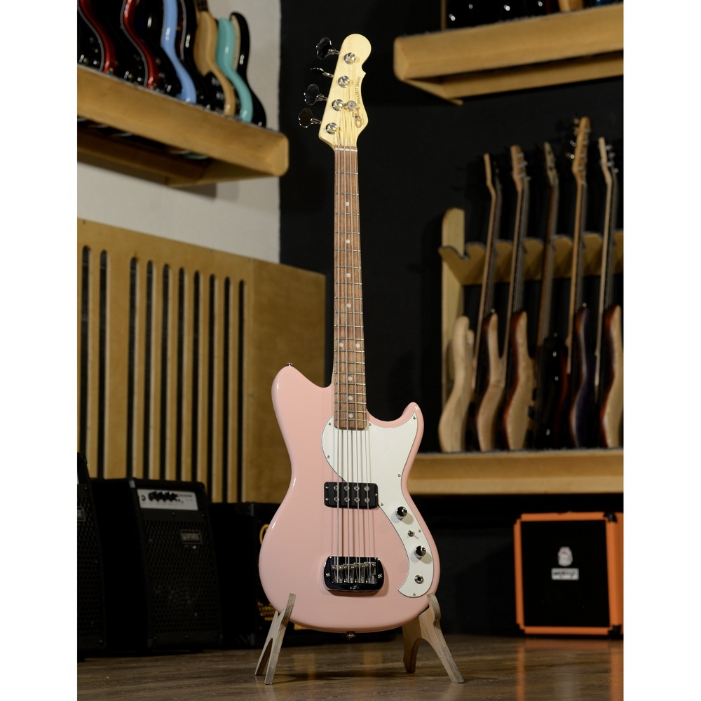 Бас-гитара G&L FD Fallout Shortscale Bass Shell Pink CR