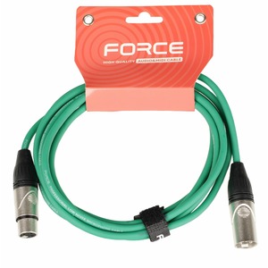 Кабель аудио 1xXLR - 1xXLR FORCE FMC-05/10 GR