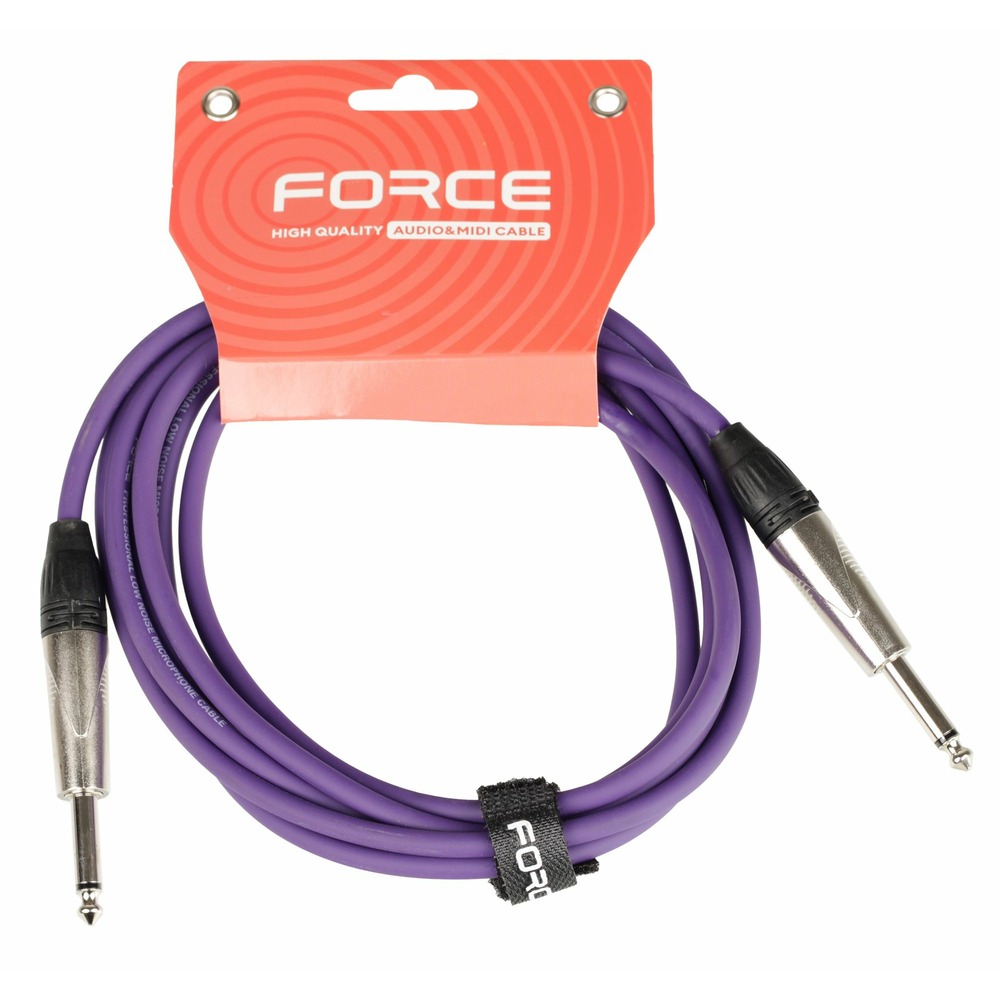 Кабель аудио 1xJack - 1xJack FORCE FGC-09/3 VT