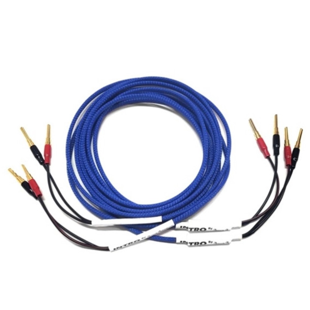 Акустический кабель Single-Wire Banana - Banana Black Rhodium INTRO 2.0 м banan Blue