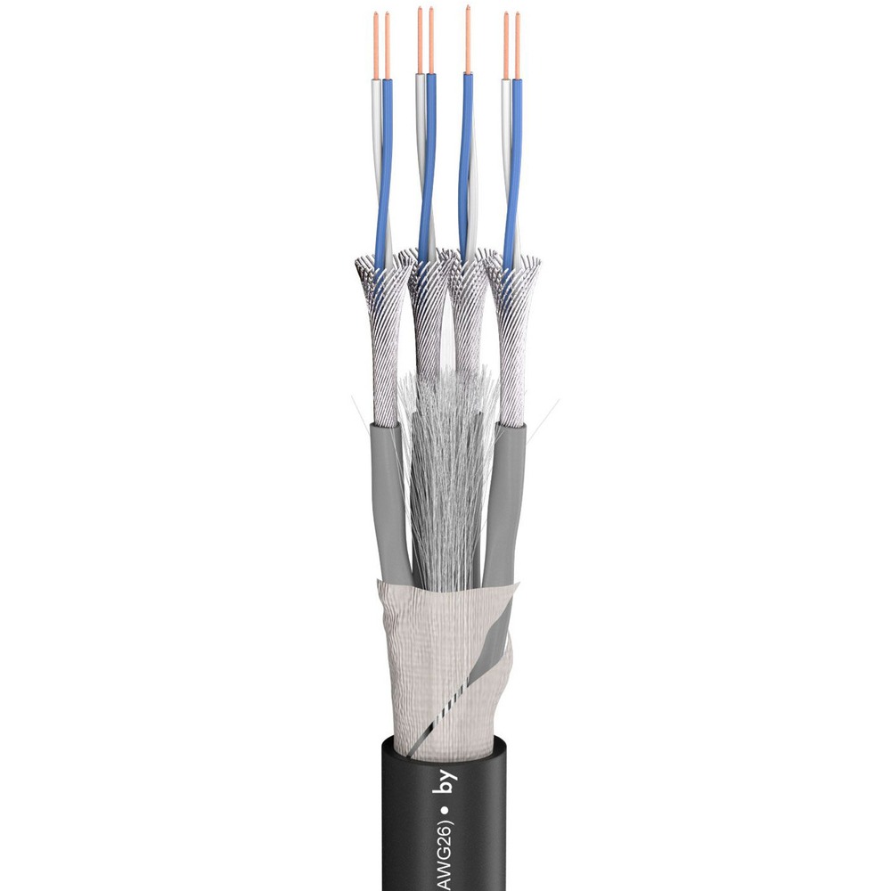 Мультикор на метраж Sommer Cable 100-0451-04 SC-Quantum QMC Black