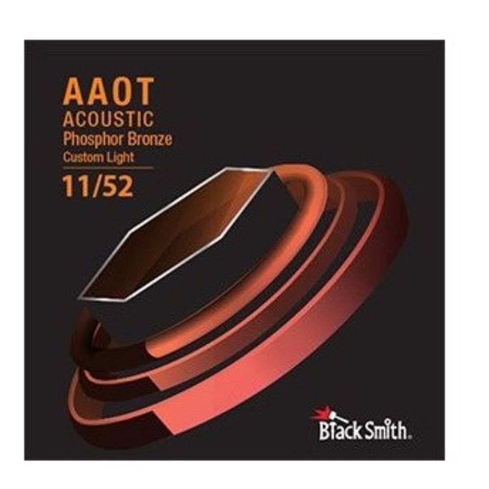 Струны для акустической гитары BlackSmith AAOT Acoustic Phosphor Bronze Custom Light 11/52