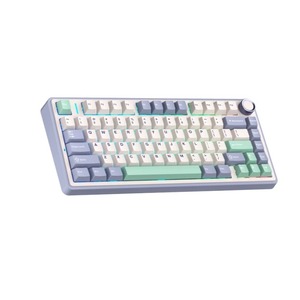 Клавиатура игровая AULA F75 Purple-Beige-Green Gray Switches