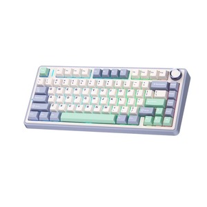 Клавиатура игровая AULA F75 Purple-Beige-Green Gray Switches