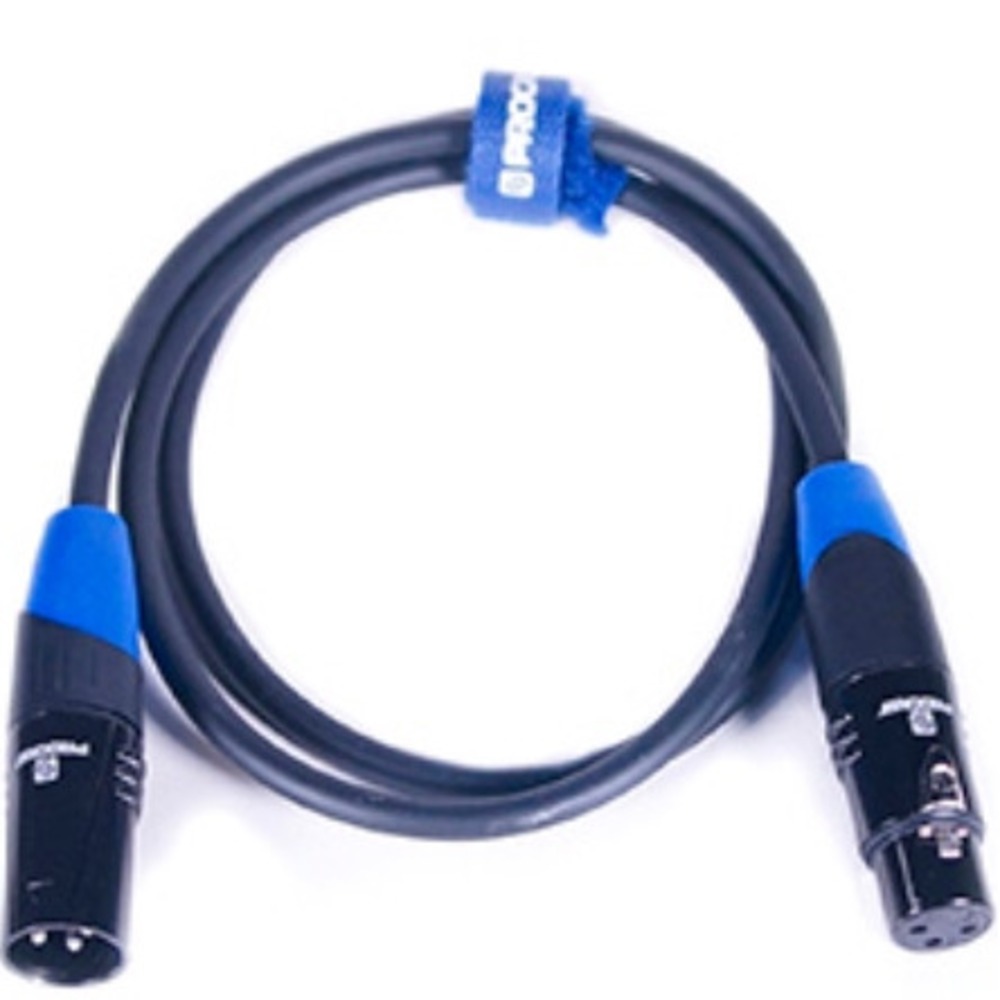 Кабель аудио 1xXLR - 1xXLR PROCAST Cable XLR(m)/XLR(f).0.5 0.5m