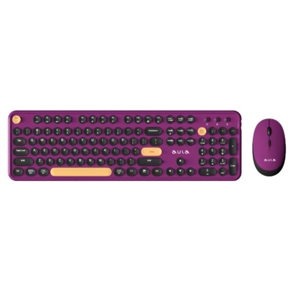 Клавиатура+Мышь игровая AULA AC306 Eggplant Purple-Black