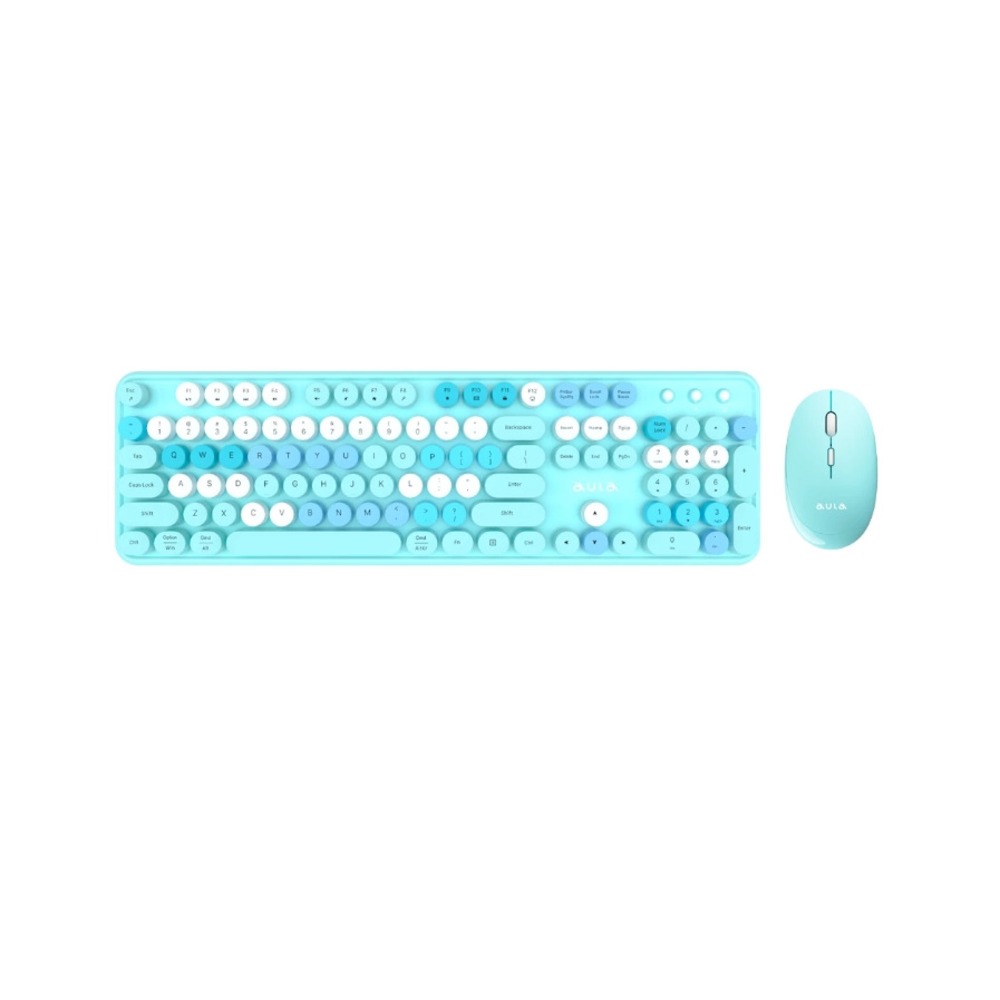 Клавиатура+Мышь игровая AULA AC306 Blue-Colorful