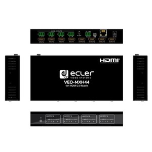 Матричный коммутатор HDMI Ecler VEO-MXH44