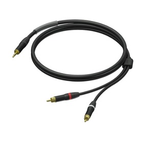 Кабель аудио 1xMini Jack - 2xRCA Procab PRA711/1.5 1.5m