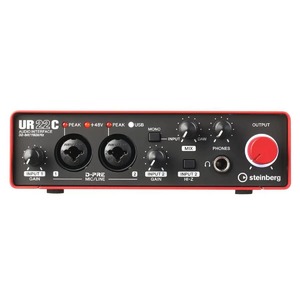 Внешняя звуковая карта с USB Steinberg UR22C Red