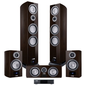 Домашний кинотеатр CANTON Smart Cinema Vento Walnut Dark High Gloss