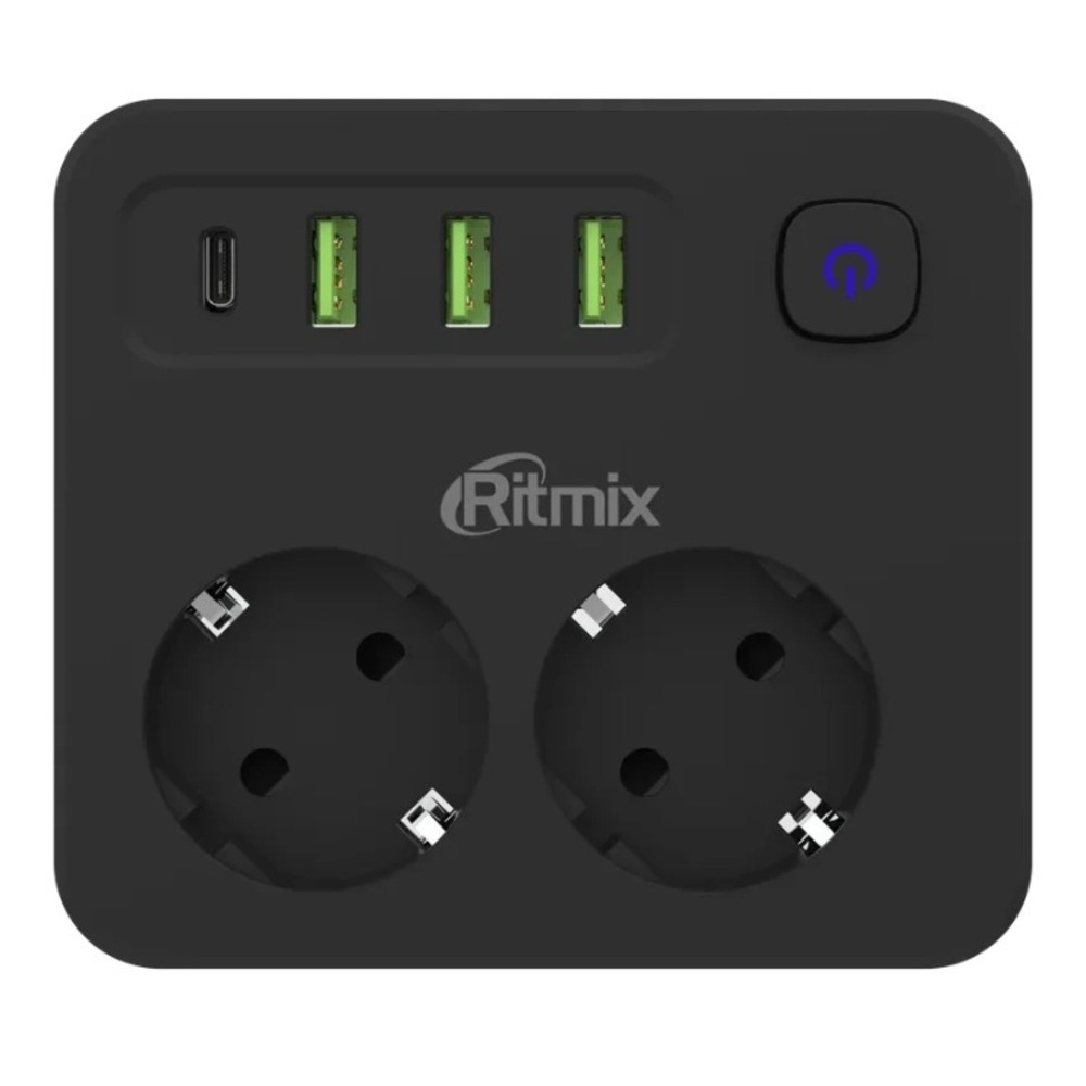 Сетевой фильтр Ritmix RM-023PD Black