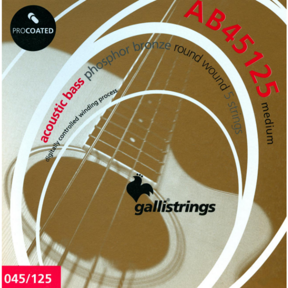 Струны для бас-гитары Galli Strings AB45125