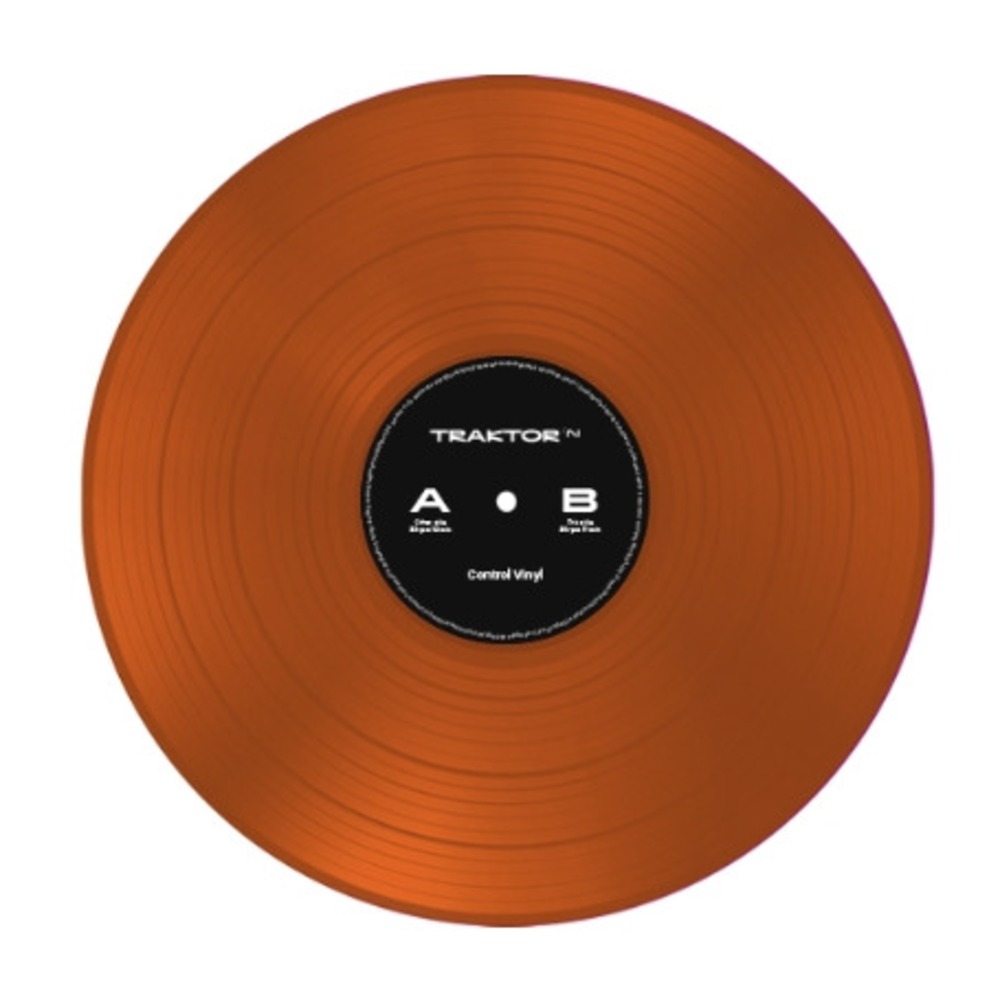 Пластинка Native Instruments Traktor Control Vinyl Orange Transparent