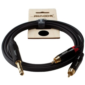 Кабель аудио 1xJack - 2xRCA Shnoor JS2RCA-10.0m