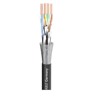 Кабель витая пара Sommer Cable 581-0071 SC-Mercator CAT.7 PUR Black 100.0m