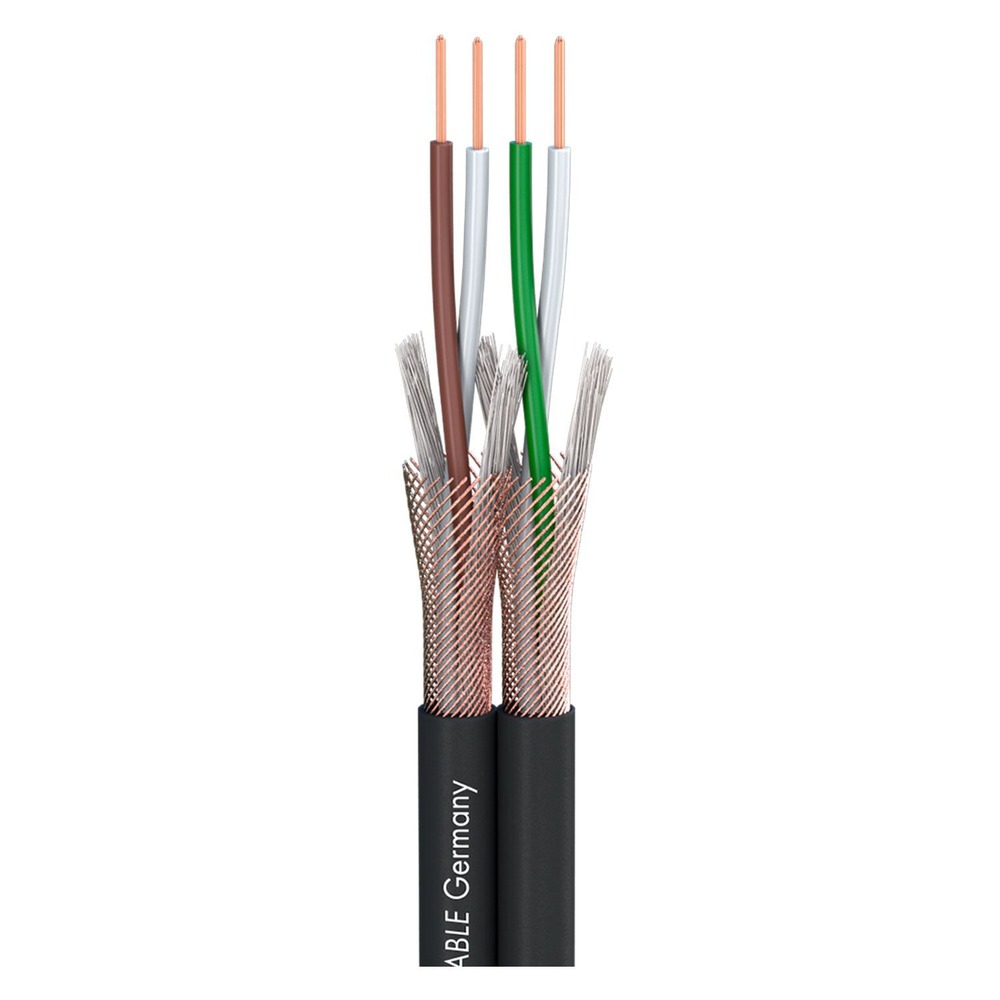 Межблочный аудио кабель Sommer Cable 200-0551 SC-Peacock MKII Black 100.0m