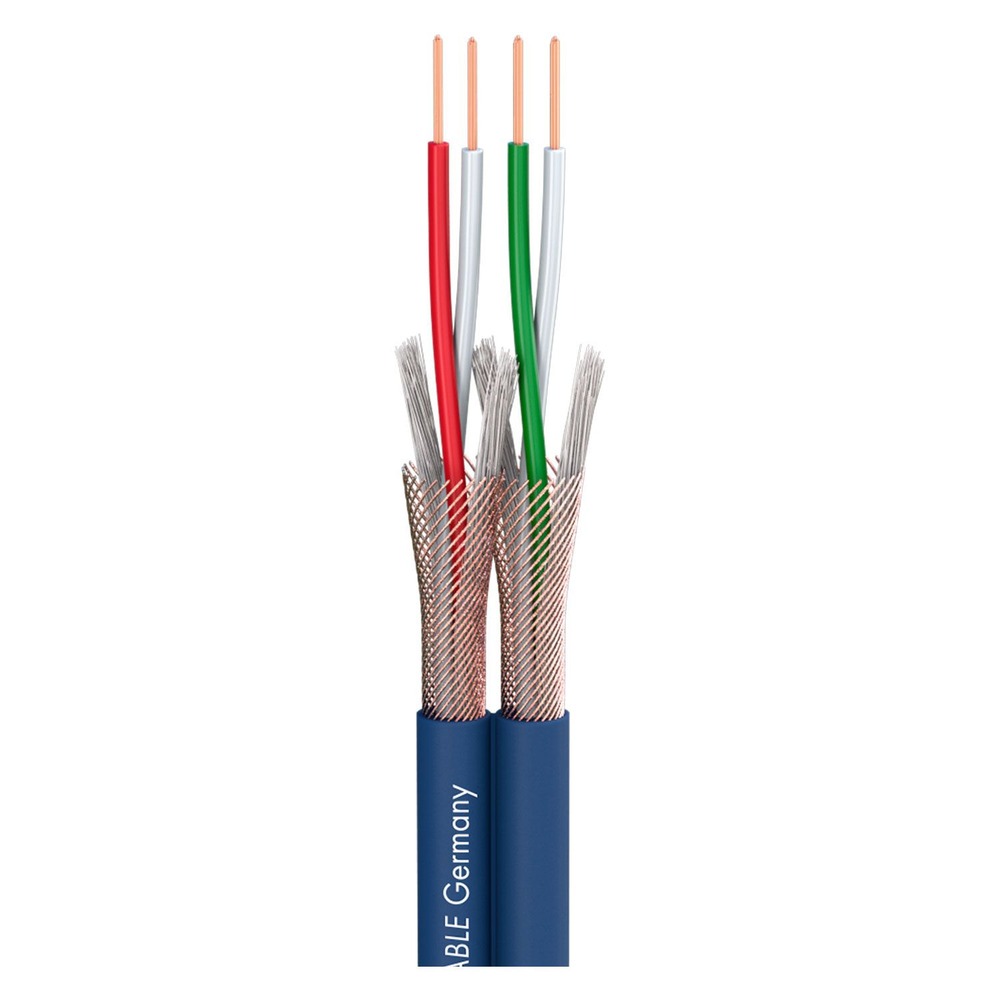 Межблочный аудио кабель Sommer Cable 200-0552 SC-Peacock MKII Blue 100.0m