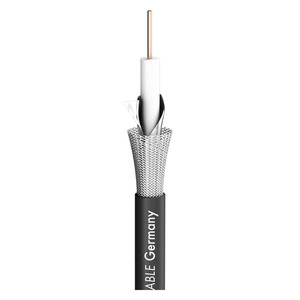 Коаксиальный кабель Sommer Cable 600-0851F SC-Slimline Black 100.0m