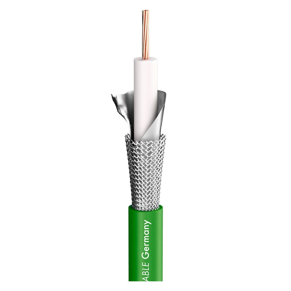 Коаксиальный кабель Sommer Cable 600-0174 SC-Vector Plus Green 100.0m