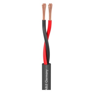 Акустический кабель Sommer Cable 415-0051F Meridian Install SP215 FRNC Black 100.0m