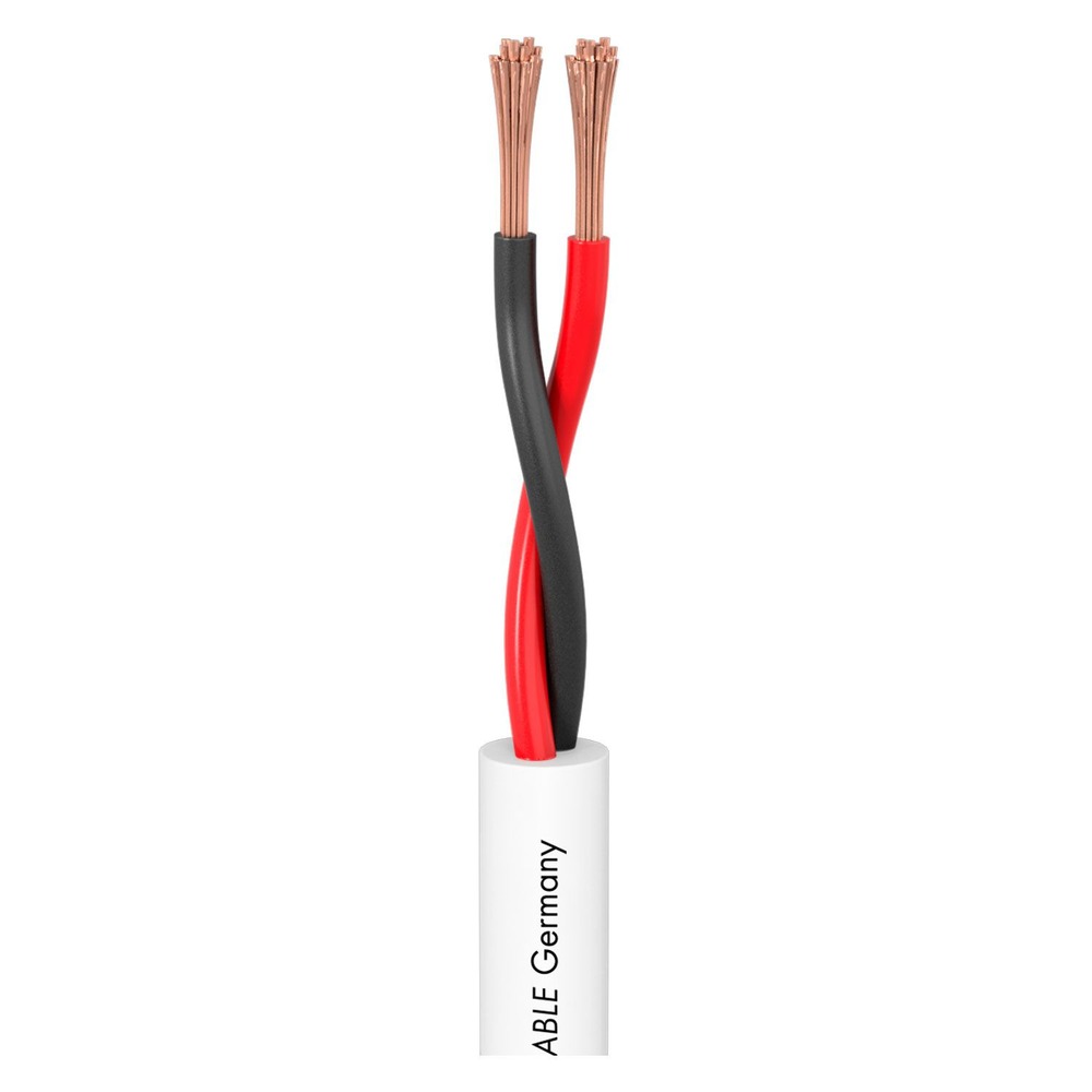 Акустический кабель Sommer Cable 425-0050 Meridian Mobile SP225 White 100.0m