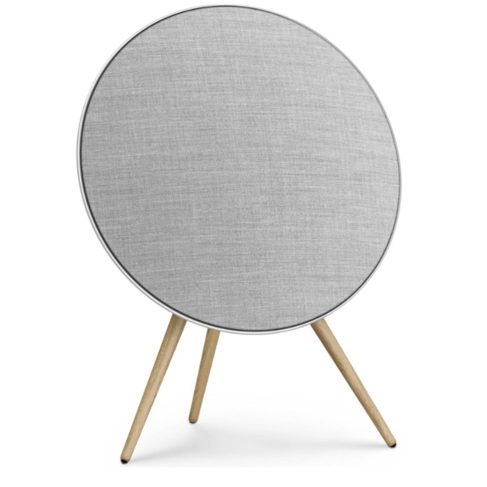 Активная акустика Bang & Olufsen Beosound A9 5.G Natural Aluminium/ oak legs/cover light grey by Kvadrat