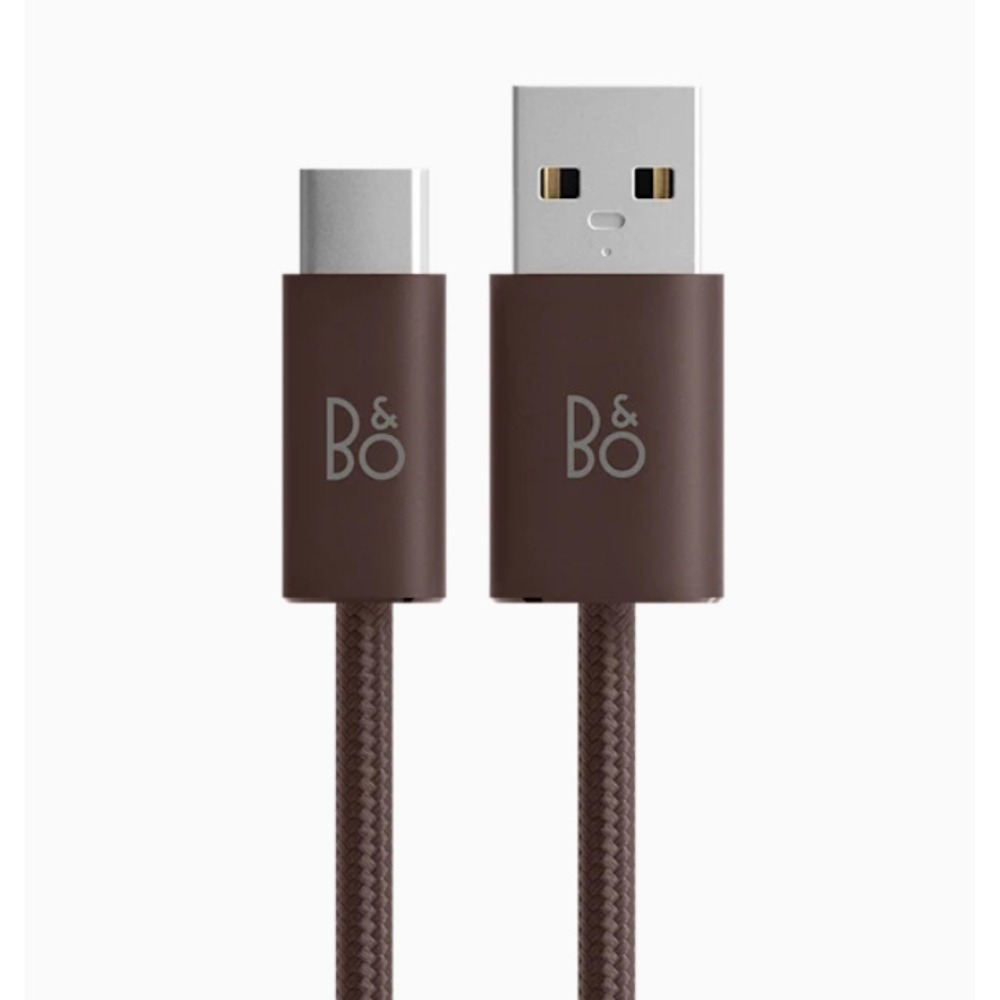 Кабель USB 3.1 Тип C - USB 2.0 Тип A Bang & Olufsen Fabric charging cable Chestnut